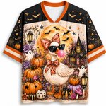 ChaoticClub Halloween Duck Bubble Gum Halloween Mesh Jersey