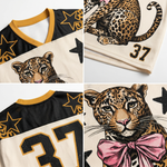 ChaoticClub Leopard Pink Bow Mesh Jersey