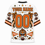 Chaotic Club Custom Mascot Coquette Bow Game Day Mesh Jersey
