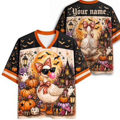 ChaoticClub Halloween Duck Bubble Gum Halloween Mesh Jersey