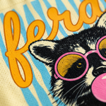 ChaoticClub Striped Feral Summer Raccoon Mesh Jersey