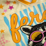 ChaoticClub Striped Feral Summer Raccoon Mesh Jersey