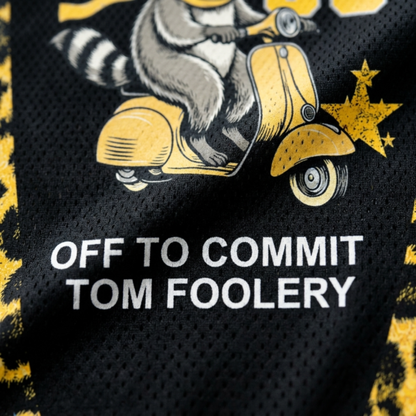 ChaoticClub Off To Commit Tomfoolery Raccoon Mesh Jersey