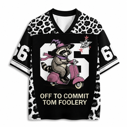 ChaoticClub Off To Commit Tomfoolery Raccoon Mesh Jersey
