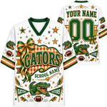 Chaotic Club Custom Mascot Coquette Bow Game Day Mesh Jersey