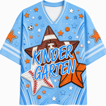 ChaoticClub Back to School Fall Football Basketball Baseball Mesh Jersey