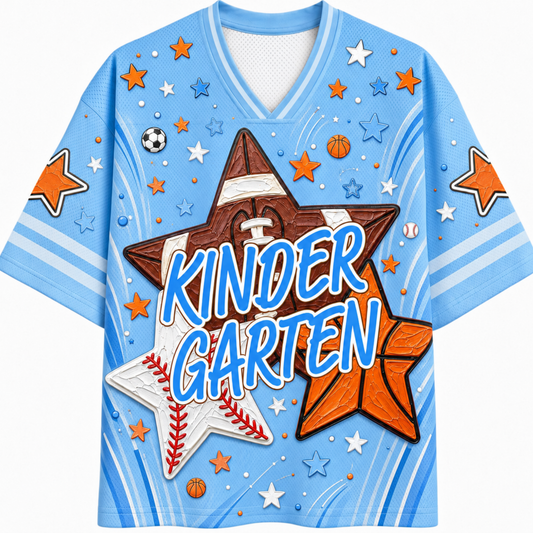 Chaotic Club Back to School Fall Football Basketball Baseball Mesh Jersey