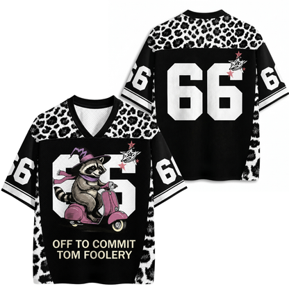 ChaoticClub Off To Commit Tomfoolery Raccoon Mesh Jersey