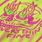 ChaoticClub Everything Is Fine Skull Neon Summer Mesh Jersey