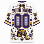 Chaotic Club Custom Mascot Coquette Bow Game Day Mesh Jersey