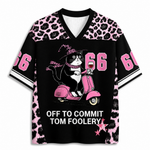ChaoticClub Off To Commit Tomfoolery Cat Mesh Jersey