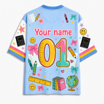 ChaoticClub Striped Make A Difference Pencil Crayons  Mesh Jersey