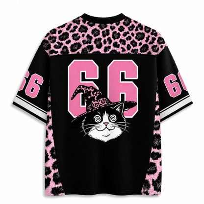ChaoticClub Off To Commit Tomfoolery Cat Mesh Jersey