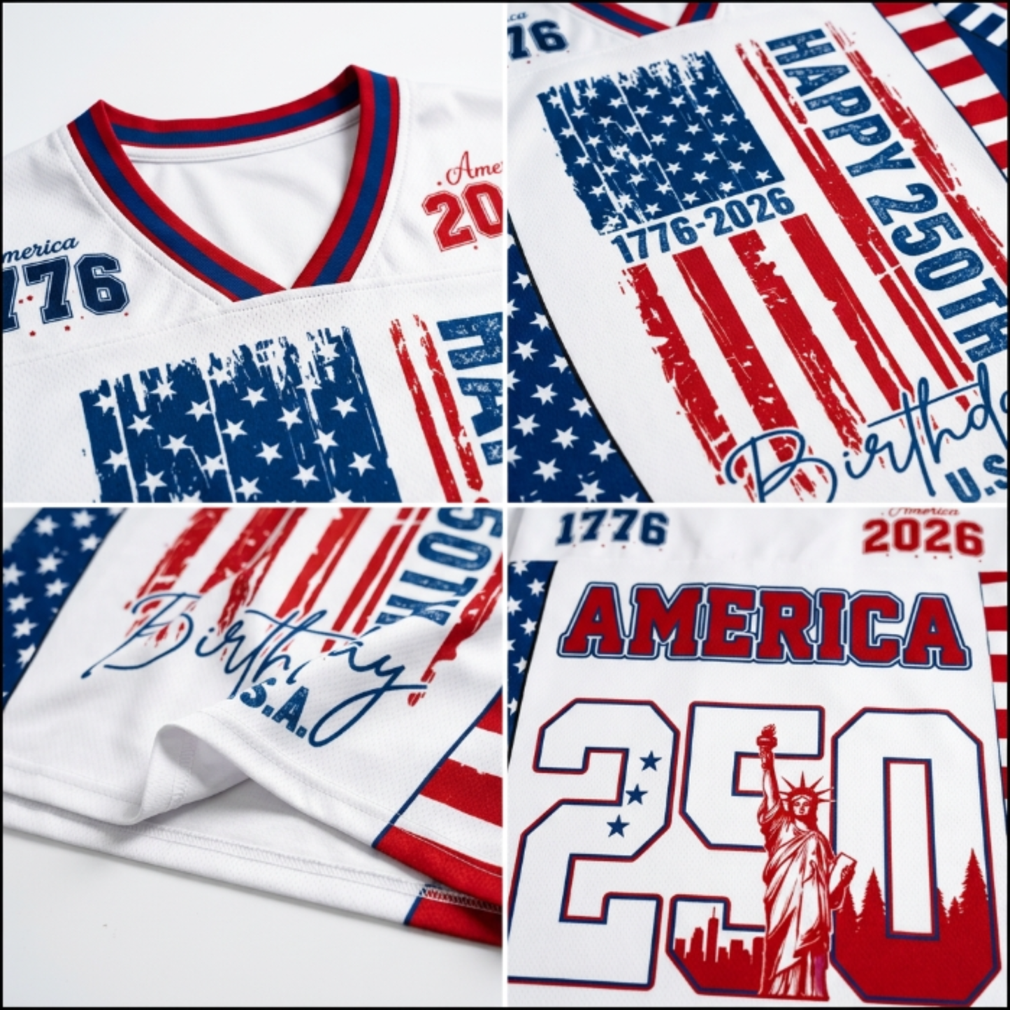 ChaoticClub USA 250th Birthday Independence Mesh Jersey