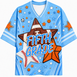 ChaoticClub Back to School Fall Football Basketball Baseball Mesh Jersey