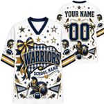 Chaotic Club Custom Mascot Coquette Bow Game Day Mesh Jersey
