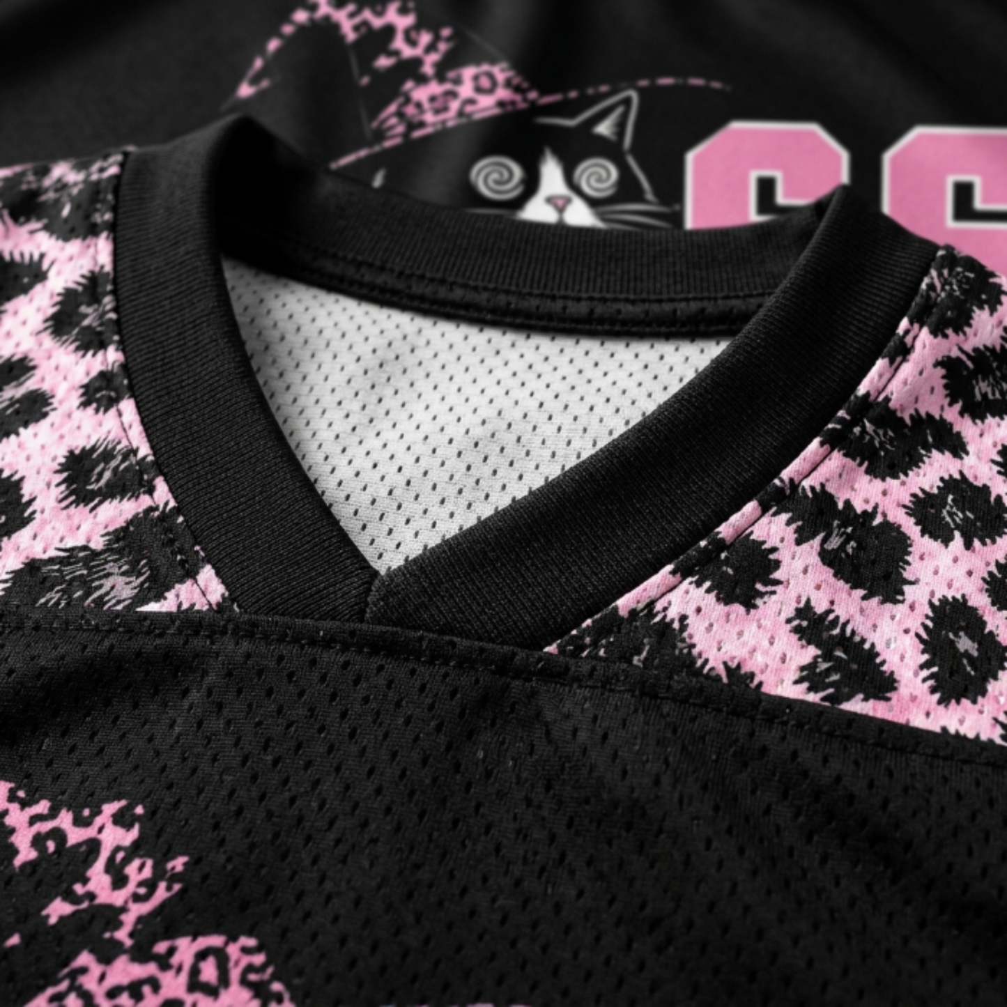 ChaoticClub Off To Commit Tomfoolery Cat Mesh Jersey