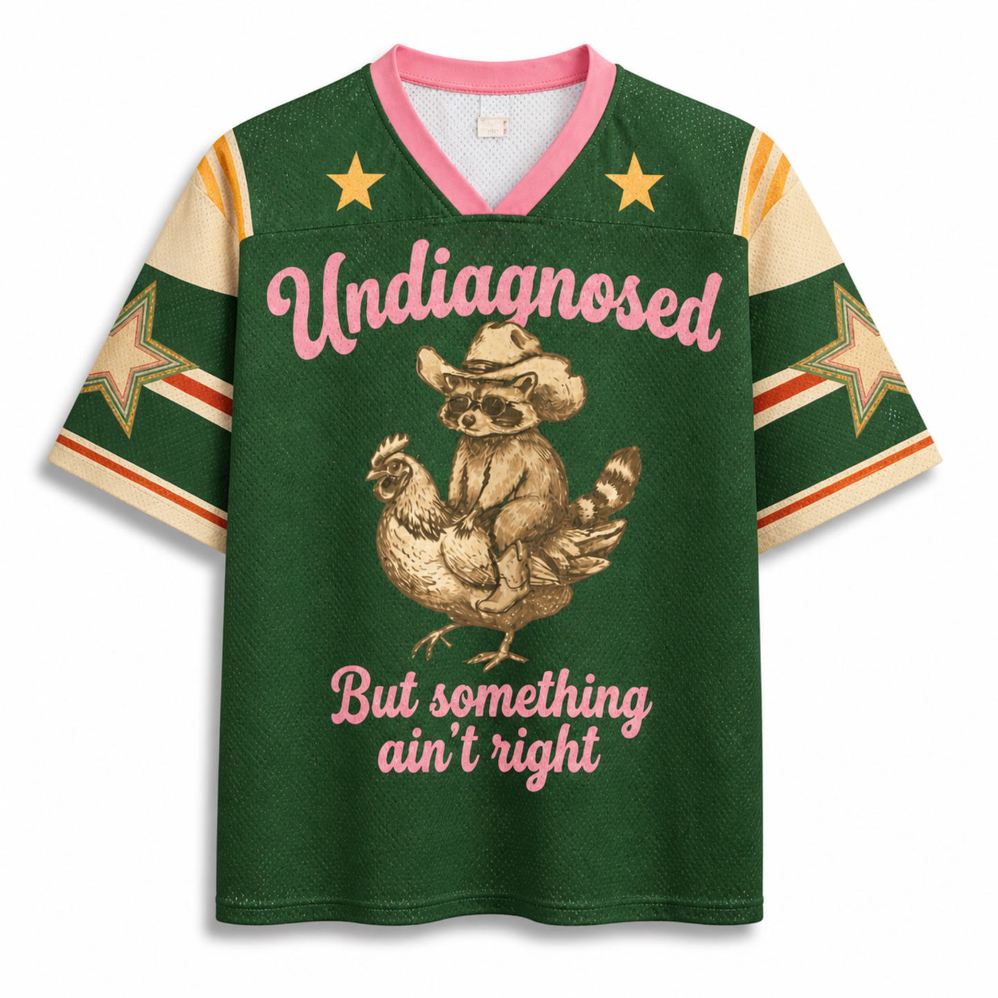 ChaoticClub Undiagnosed Raccoon But Something Mesh Jersey