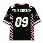 ChaoticClub Personalized Blink Leopard Stars Mesh Jersey