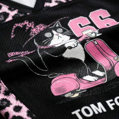 ChaoticClub Off To Commit Tomfoolery Cat Mesh Jersey
