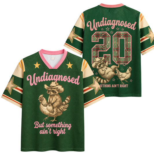 ChaoticClub Undiagnosed Raccoon But Something Mesh Jersey