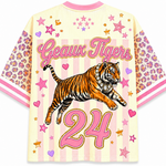 ChaoticClub Striped Geaus Tigers Leopard Bumble Mascot Mesh Jersey