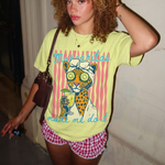ChaoticClub Margaritas Made Me Do It Leopard Spa Summer Neon T-Shirt