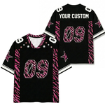 ChaoticClub Personalized Blink Leopard Stars Mesh Jersey