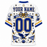 Chaotic Club Custom Mascot Coquette Bow Game Day Mesh Jersey