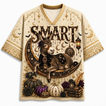 Chaotic Club Halloween Funny Animal Quotes Gothic Mesh Jersey