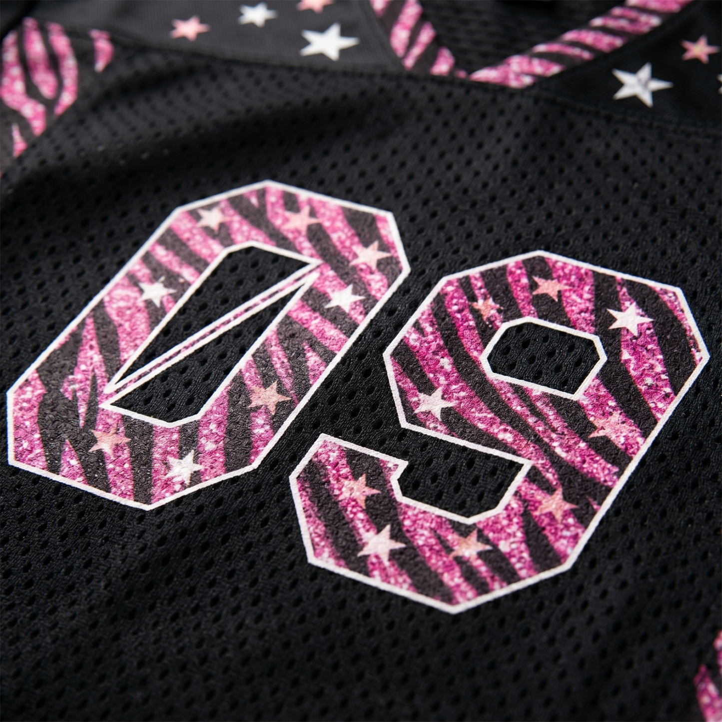 ChaoticClub Personalized Blink Leopard Stars Mesh Jersey