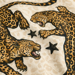 ChaoticClub Retro Leopard Fighting Wildlife Mesh Jersey