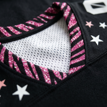 ChaoticClub Personalized Blink Leopard Stars Mesh Jersey