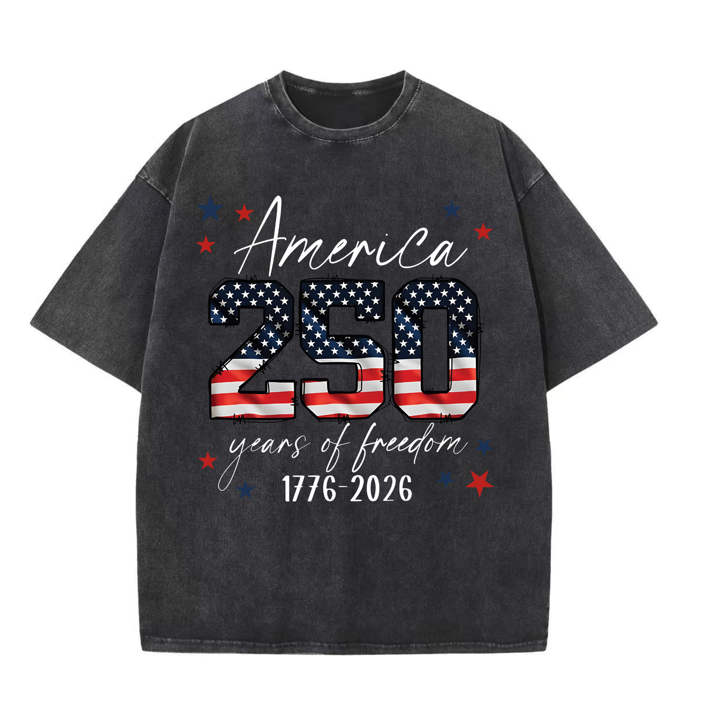 ChaoticClub 250th Anniversary USA Washed T-Shirt