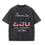 ChaoticClub 250th Anniversary USA Washed T-Shirt