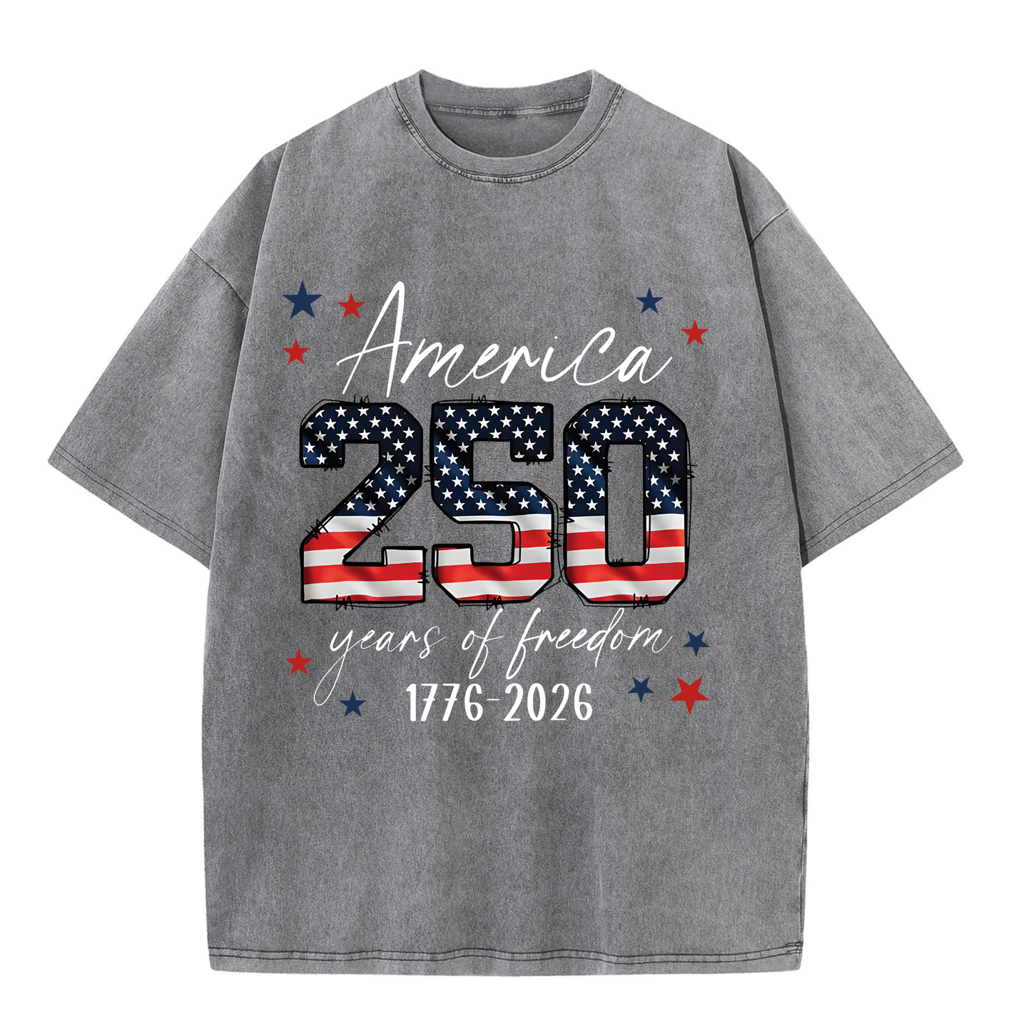 ChaoticClub 250th Anniversary USA Washed T-Shirt