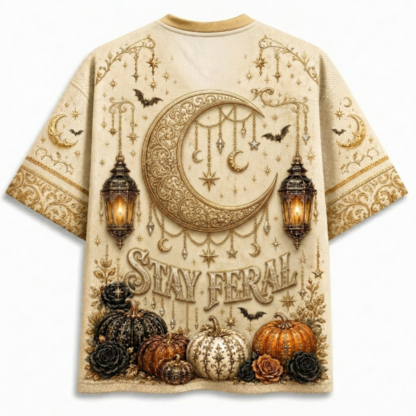 Chaotic Club Halloween Funny Animal Quotes Gothic Mesh Jersey