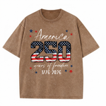 ChaoticClub 250th Anniversary USA Washed T-Shirt