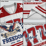 ChaoticClub Personalized 250 Years America of Freedom Mesh Jersey