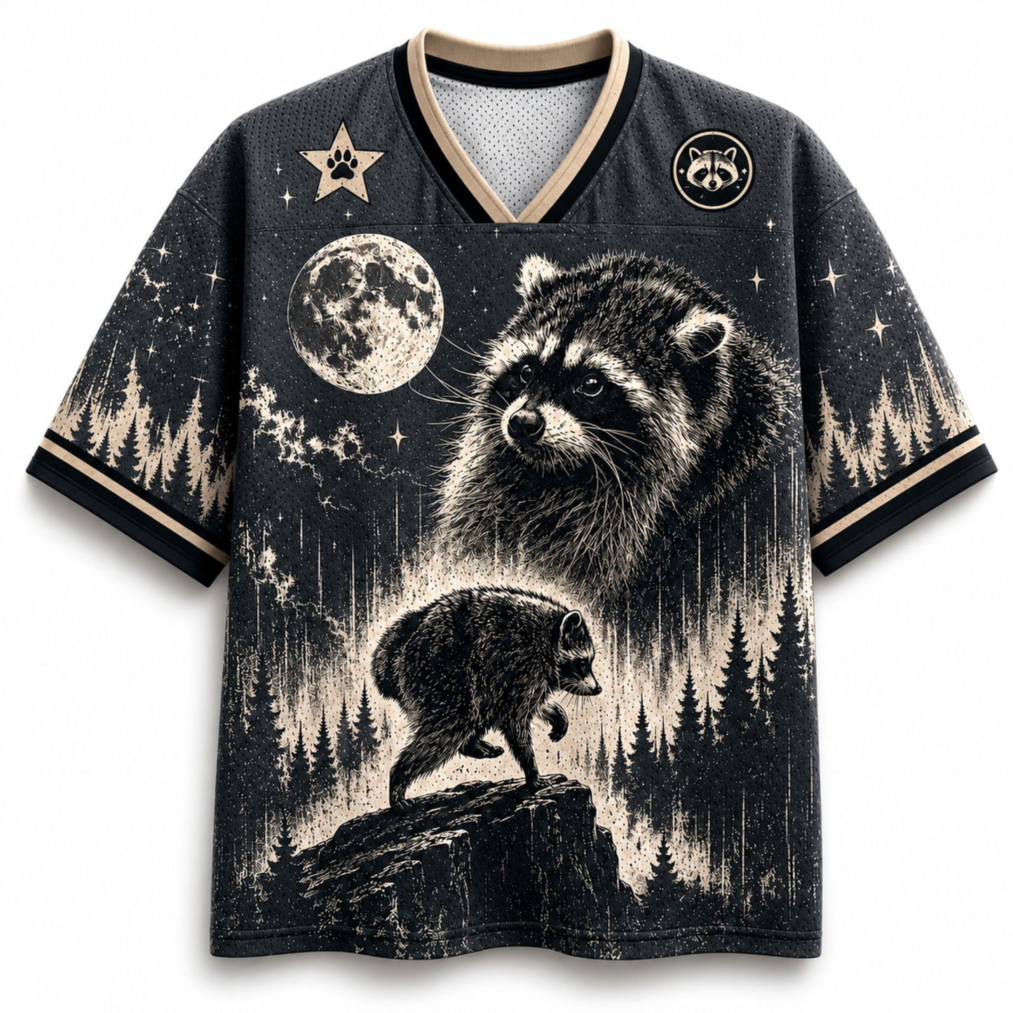 Chaotic Club Vintage Jimothy Raccoon Mesh Jersey