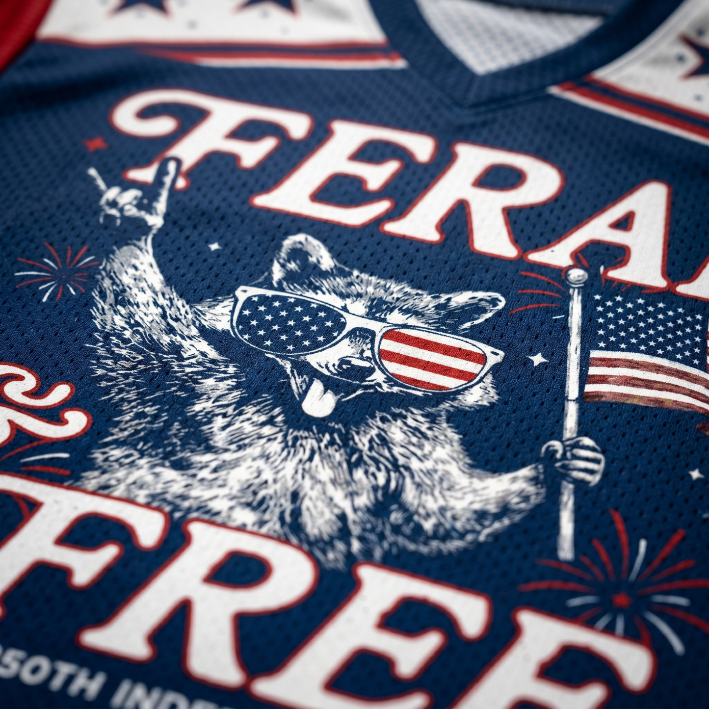 ChaoticClub Feral & Free Independence Mesh Jersey