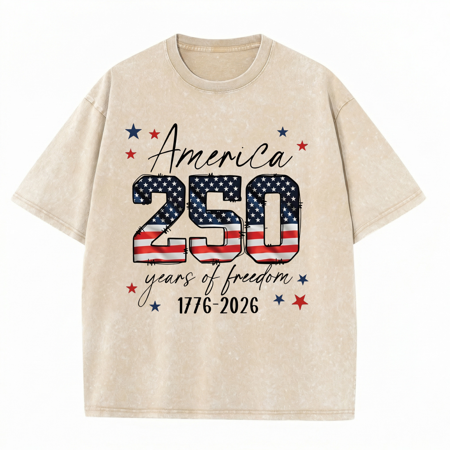 ChaoticClub 250th Anniversary USA Washed T-Shirt
