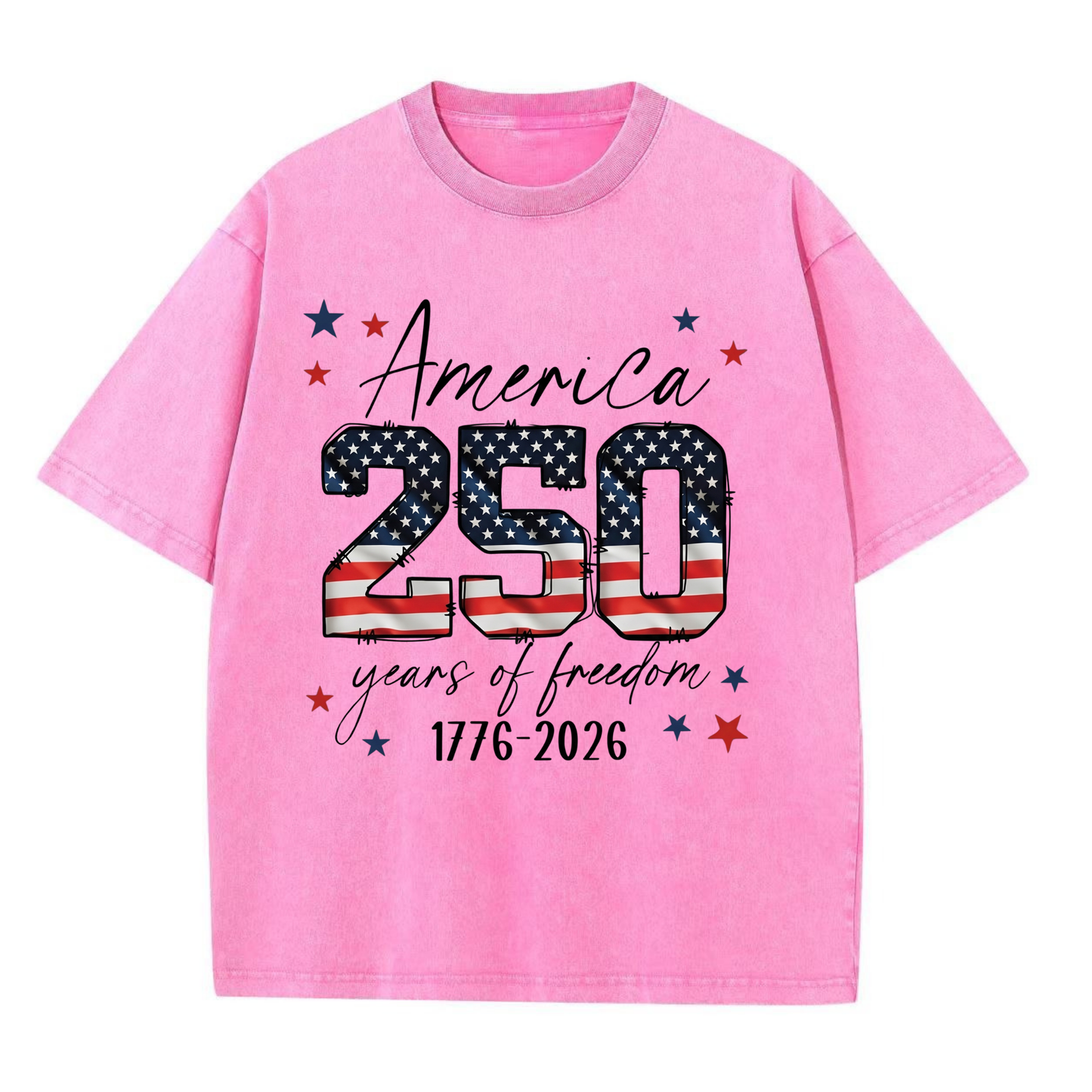 ChaoticClub 250th Anniversary USA Washed T-Shirt