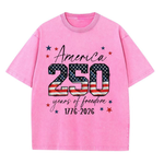 ChaoticClub 250th Anniversary USA Washed T-Shirt