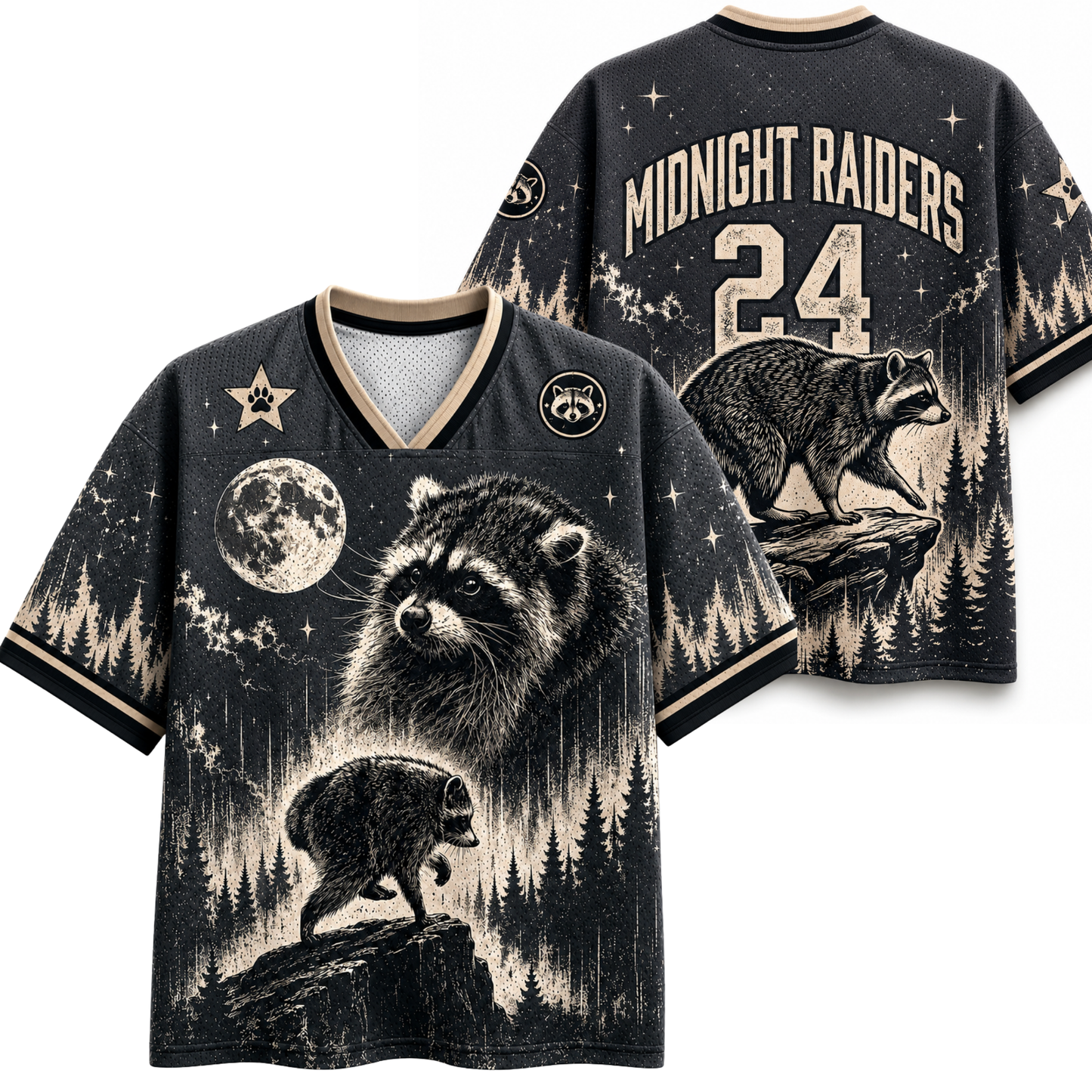 Chaotic Club Vintage Jimothy Raccoon Mesh Jersey