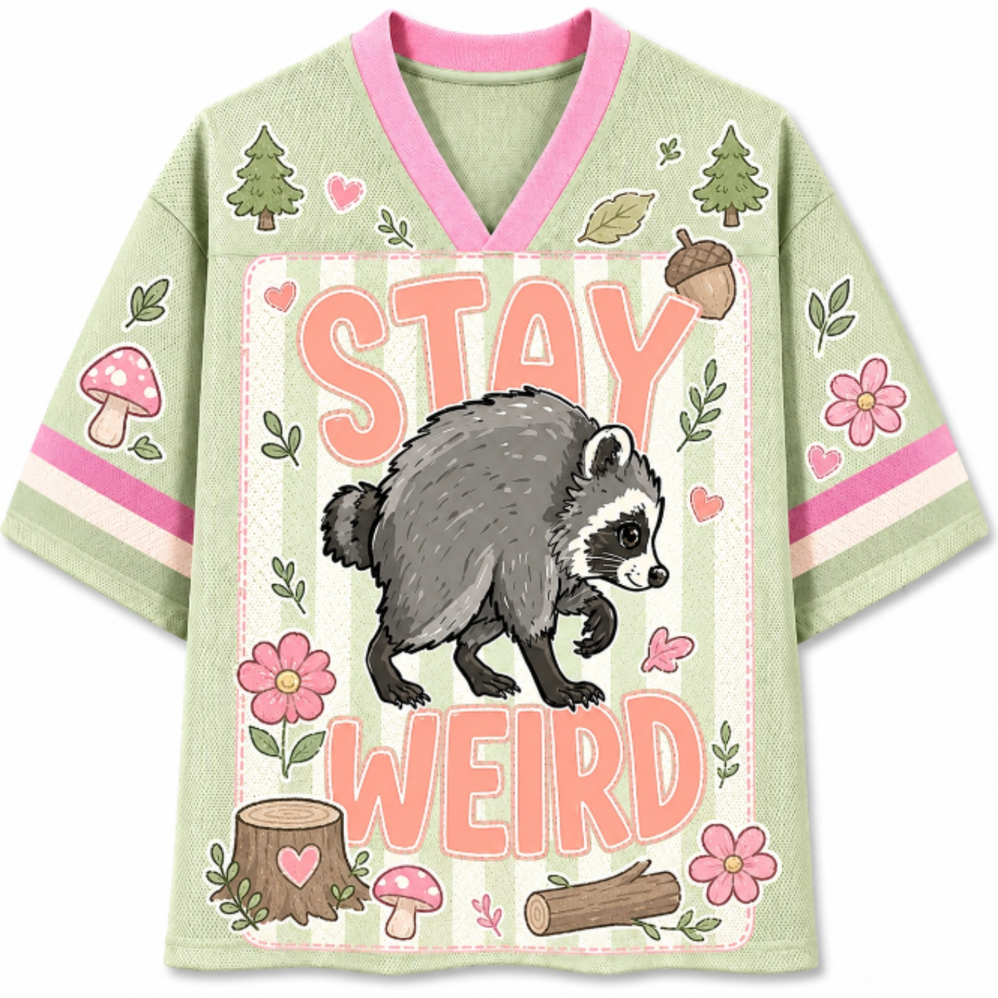 Chaotic Club Seattle WA Raccoon King Jimothy Mesh Jersey
