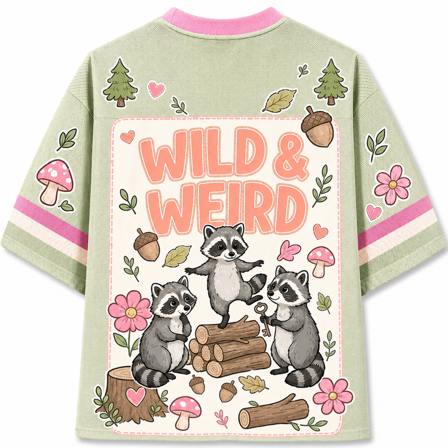 Chaotic Club Seattle WA Raccoon King Jimothy Mesh Jersey