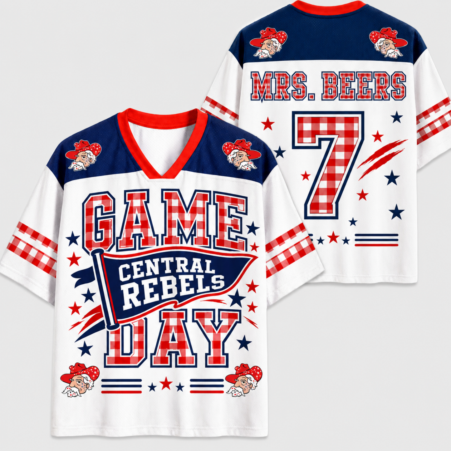 Chaotic Club Mascot Neon Test Day Game Day Mesh Jersey