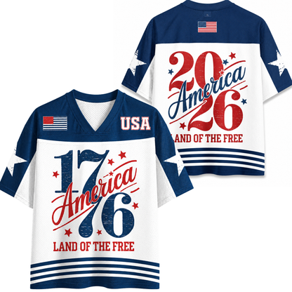 ChaoticClub American 1776 2026 Land Of The Free Mesh Jersey