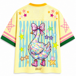 ChaoticClub Striped Silly Goose Bubblegum Mesh Jersey